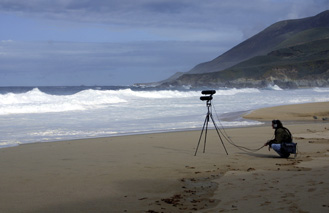 Searles recording at Big Sur